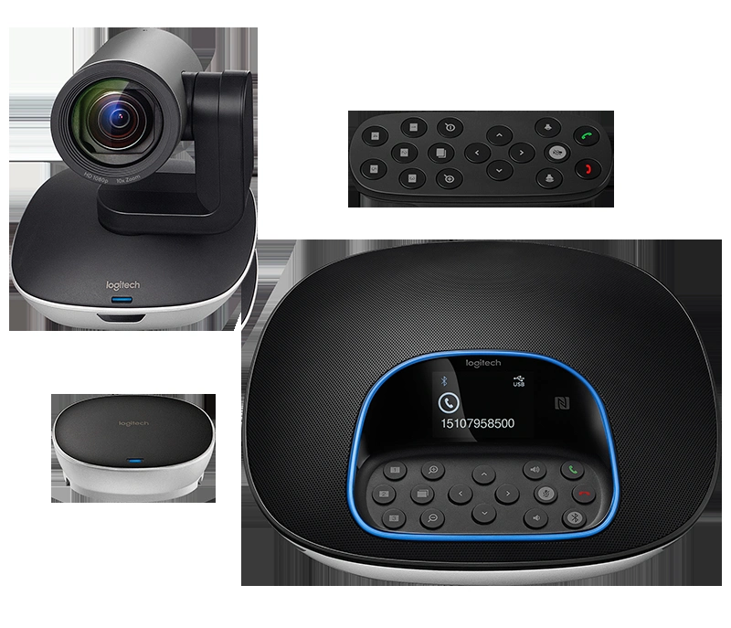 Доступная по цене система видеоконференц-связи Logitech Group для мобильных устройств Конференц-зал с размерами cc3500e