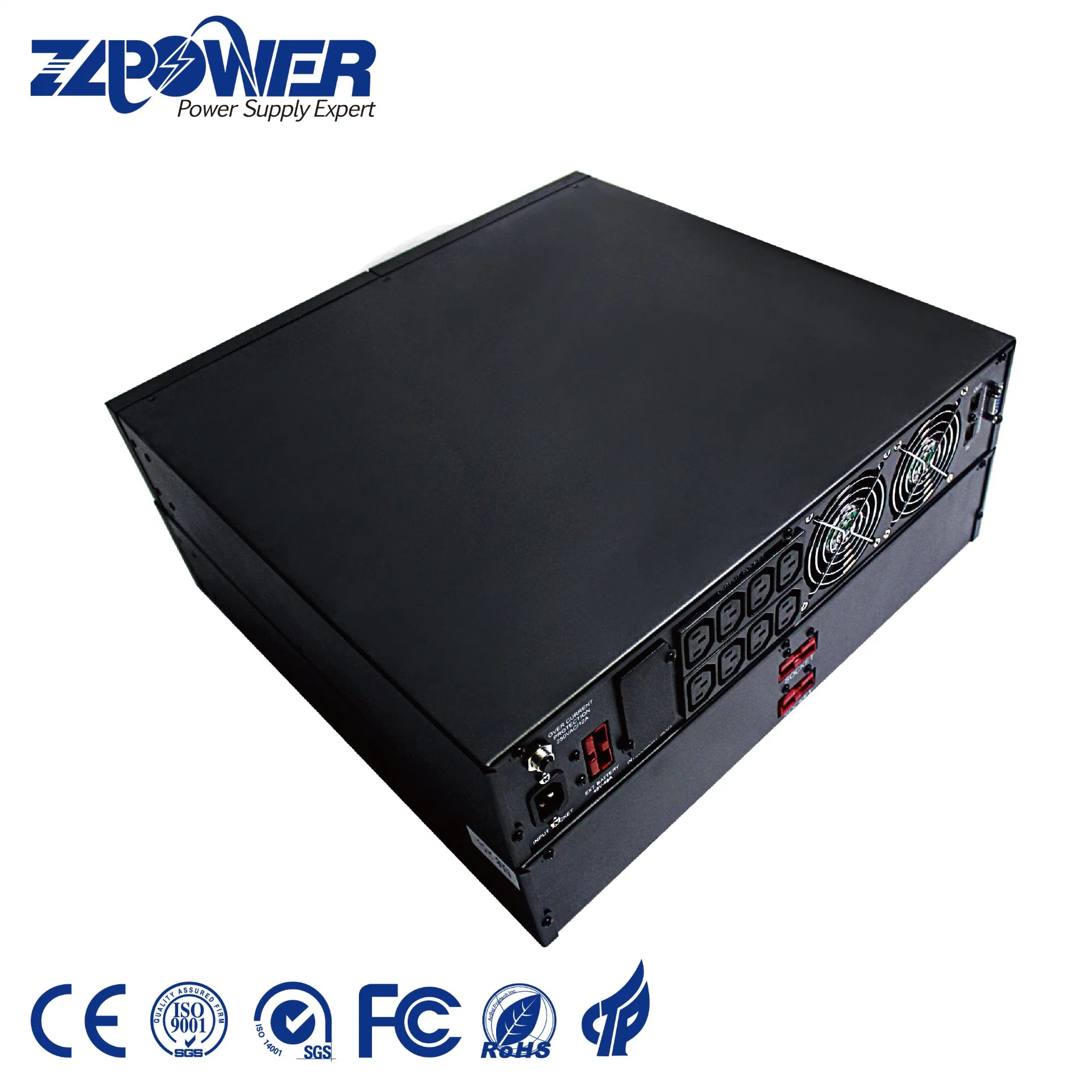 15 Years Manufacturer 0.9 Power Factor 6kVA High Frequency Online UPS