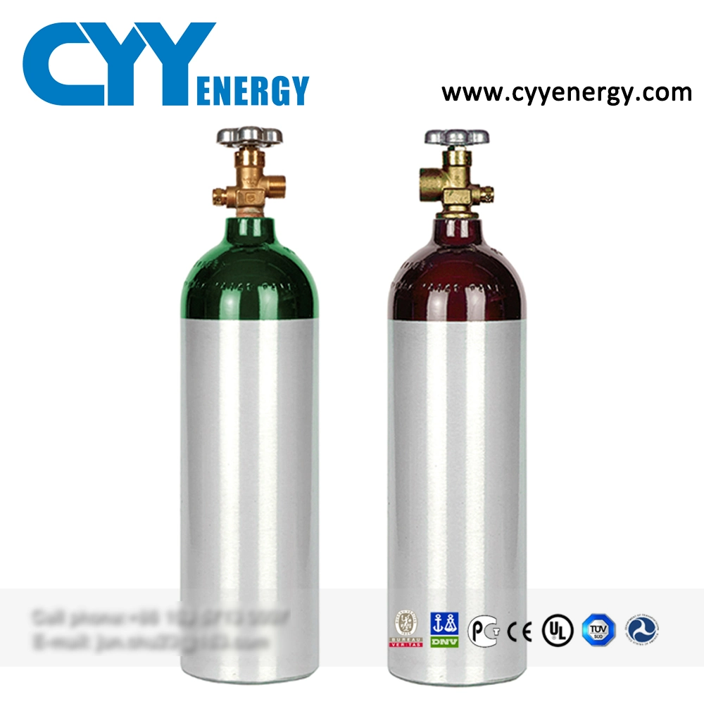 High Pressure Aluminum Alloy Oxygengas Cylinder Air Cylinder