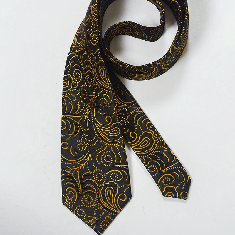 Luxury Man Italian Woven Custom Pure Silk Ties Paisley