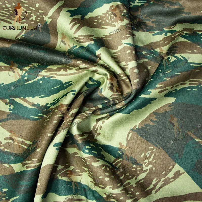 Camouflage Tuch Armee Arbeitskleidung Camouflage Stoff Tc Baumwolle Bequem Verschleißfestigkeit