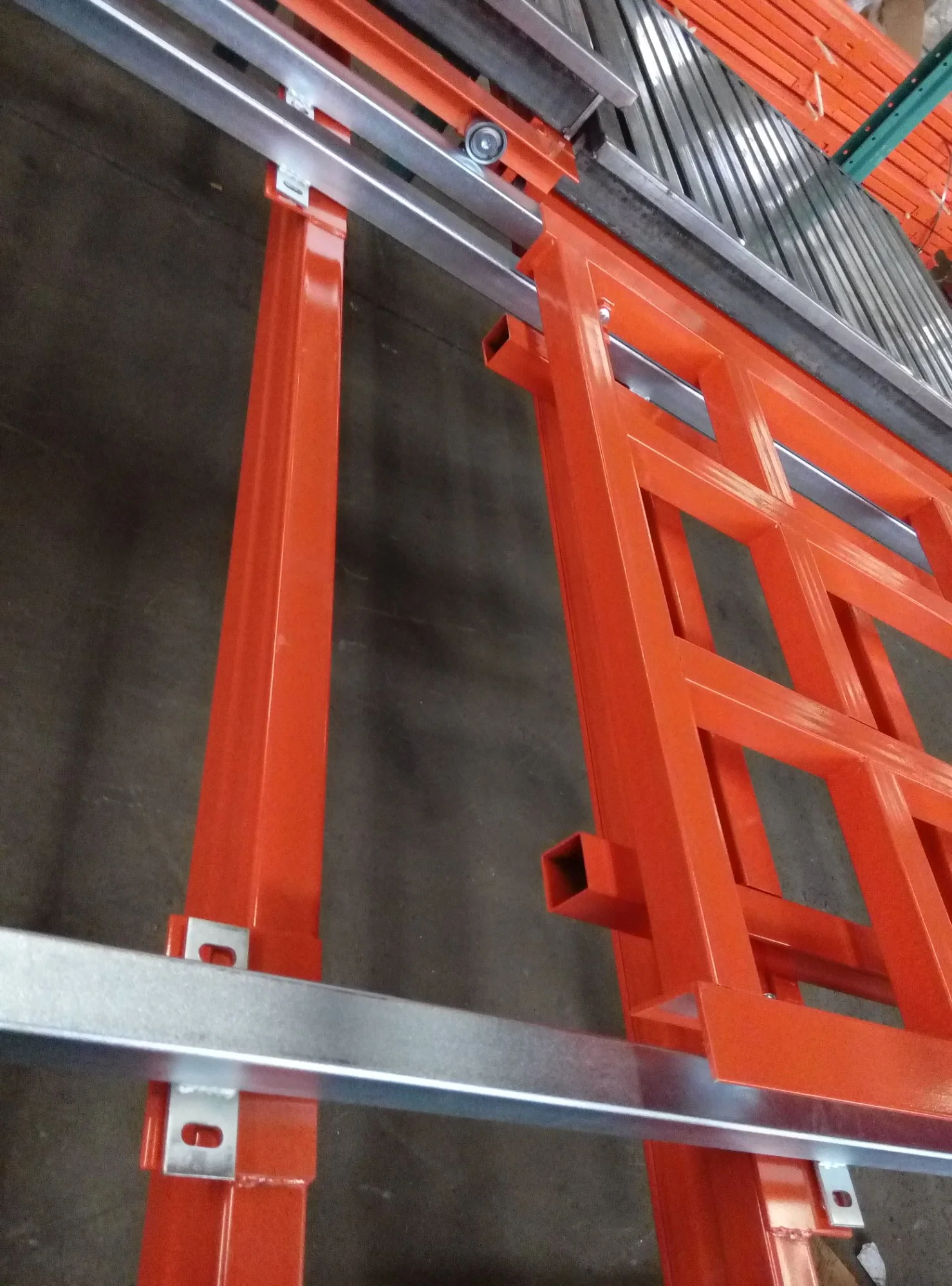 Industrial Warehouse Storage Shelf Push Back Pallet Rack