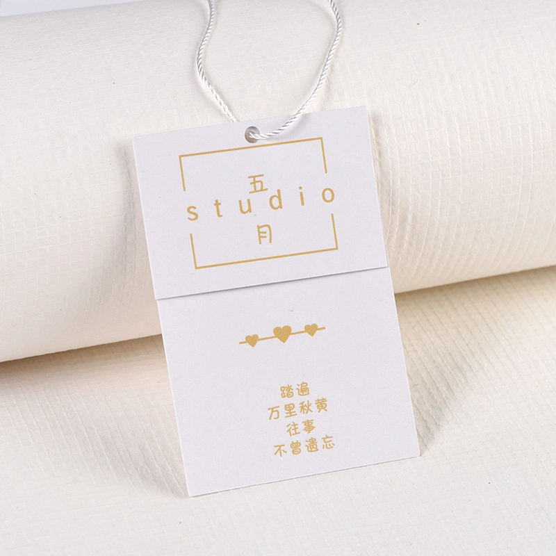 Jewelry Tag Eco-Friendly Tag Product Label Made From Stone Paper