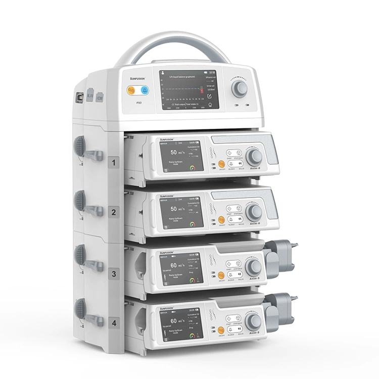 Портативное оборудование ICU вливания и шприц насос Sunfusion fs3 вливание центральной станции инфузионные насосы абсолютной медицинское оборудование