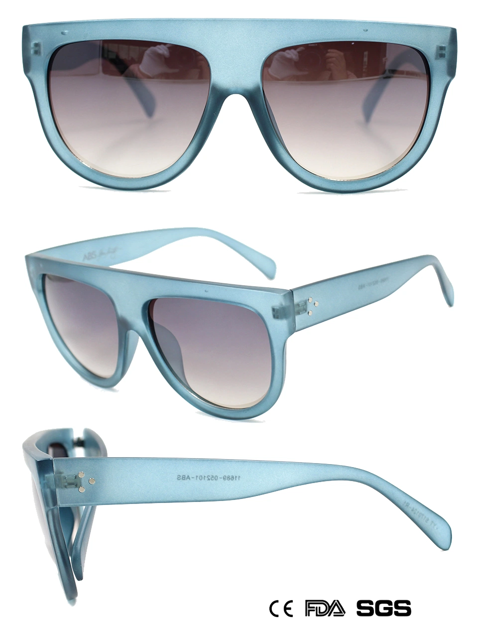 Fashion Sunglasses Custom Logo Sunglasses with Ce and FDA (M11689)