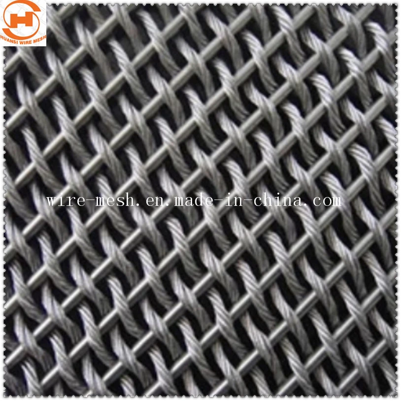 Stainless Steel Wall Curtain Decorative Wire Mesh for Architectural Decoration