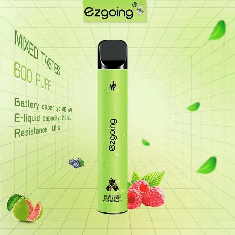 Großhandelspreis von Ezgoing 600 Puffs New Grap Ice Mehr Geschmacksrichtungen in 2023 Vape Pen Puff Bar Vape