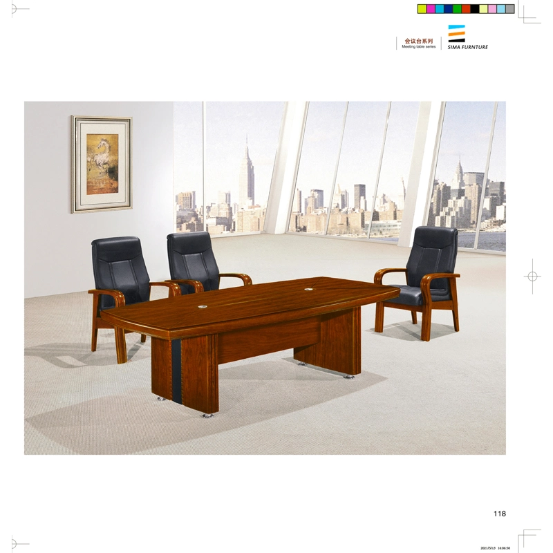 Solid Wood MDF Board Roommodern Office Furniture Conference Tables Set Meeting Table