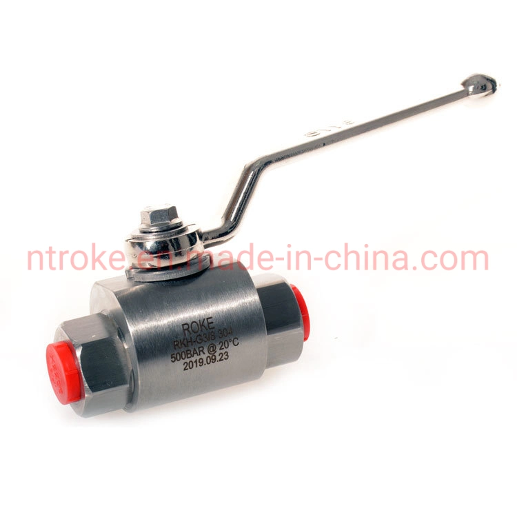 SS316/304 BSPP/G Female Thread High Pressure Round Body Ball Valve