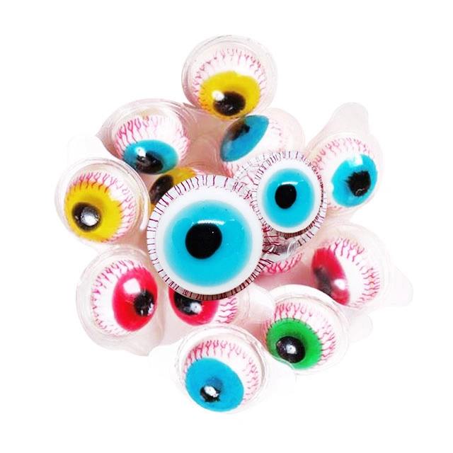 Halloween Party Popular Hot Selling 3D Sweets Eye Ball Shape Gummy Candies