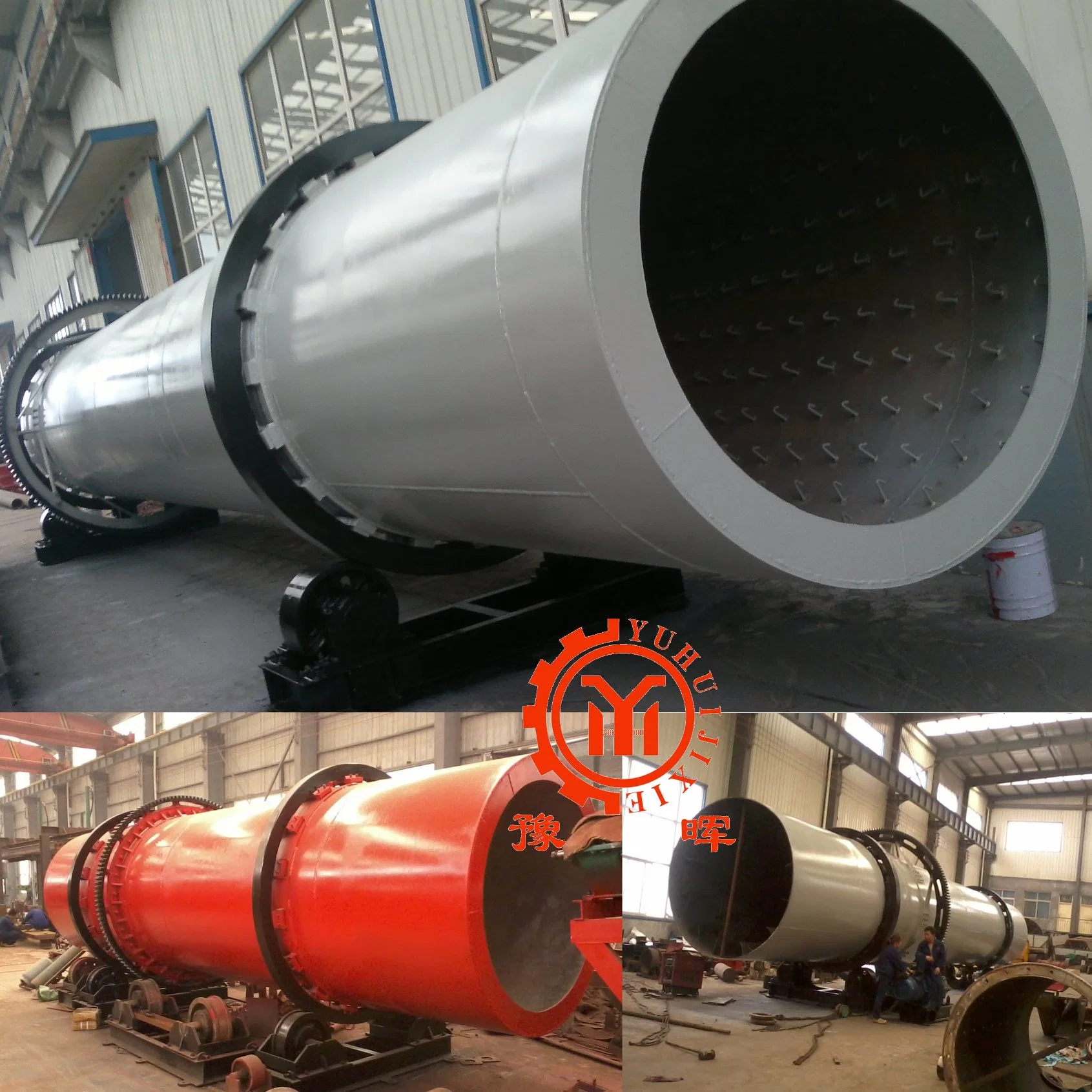 Large Capacity Cylinder Rotary Drum Dryer Machine