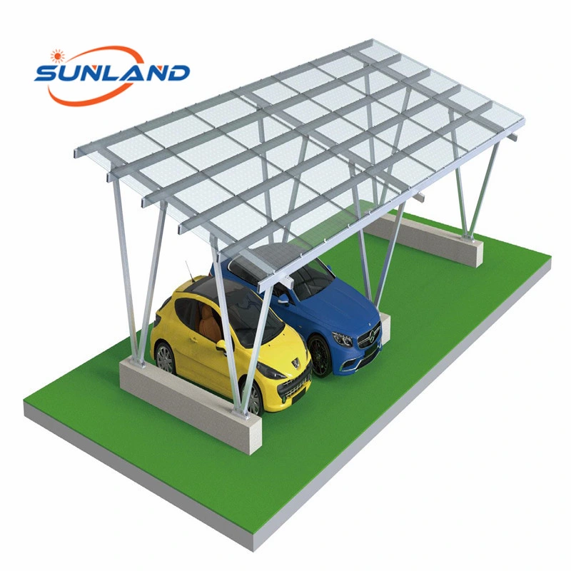 Solar PV Carport Montageblackensystem für Frontplattenmontage