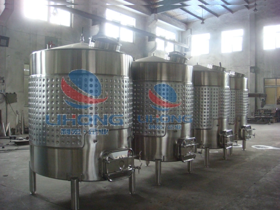 Stainless Steel Cooling Jacket Liquor Fermentor Vessel