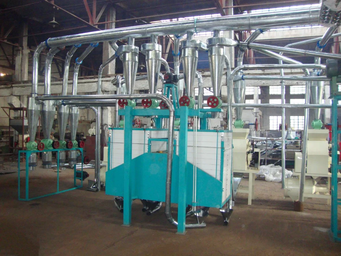 Compact Steel Structure Corn Mill for Corn Flour Grits