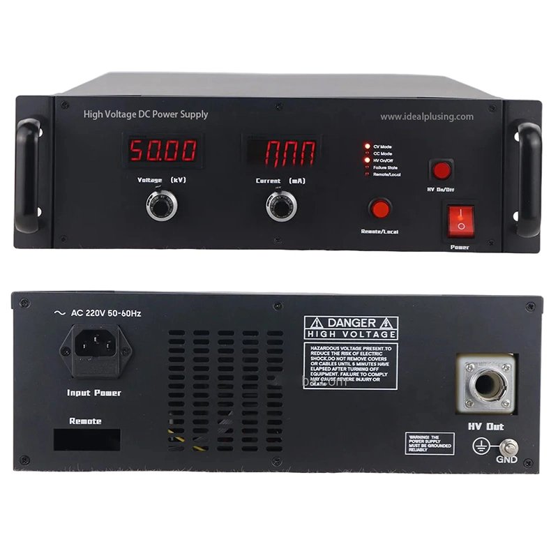 0.5kv-70kv, 100W-200W, 19inch Rack Mount Type High Voltage Power Supply, Used for Electrospinning