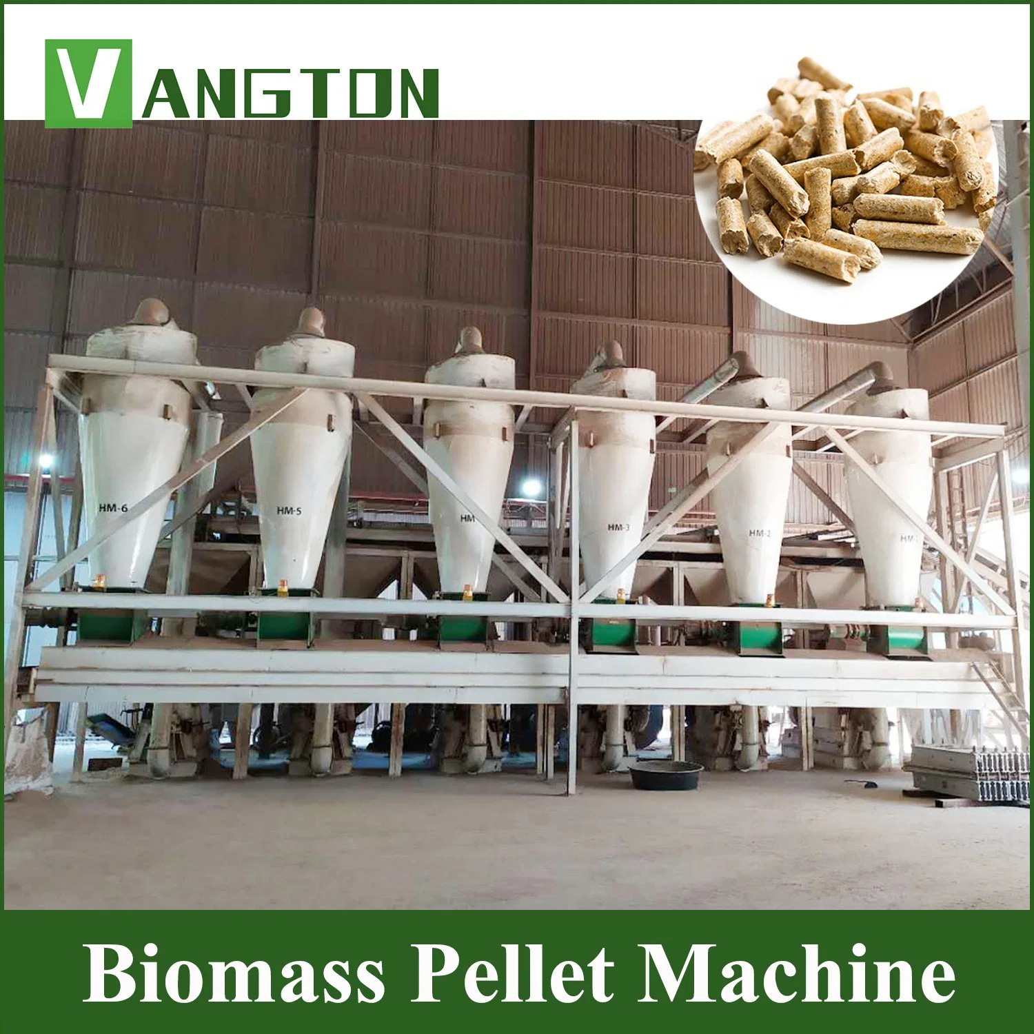 Madera de husita de arroz de paja de aserrín de la biomasa Pellet de la máquina Precio