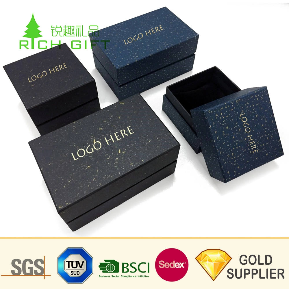 Manufacturer Wholesale/Supplier Customized Printed Handmade Corrugated Cardboard Square Paper Gift Boxes for Jewelry Keychain Necklace Bracelet Earrings Packing