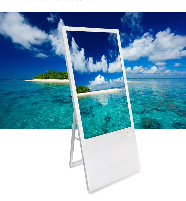 Folding Type Stand Portable Digital Signage Advertising LCD Display