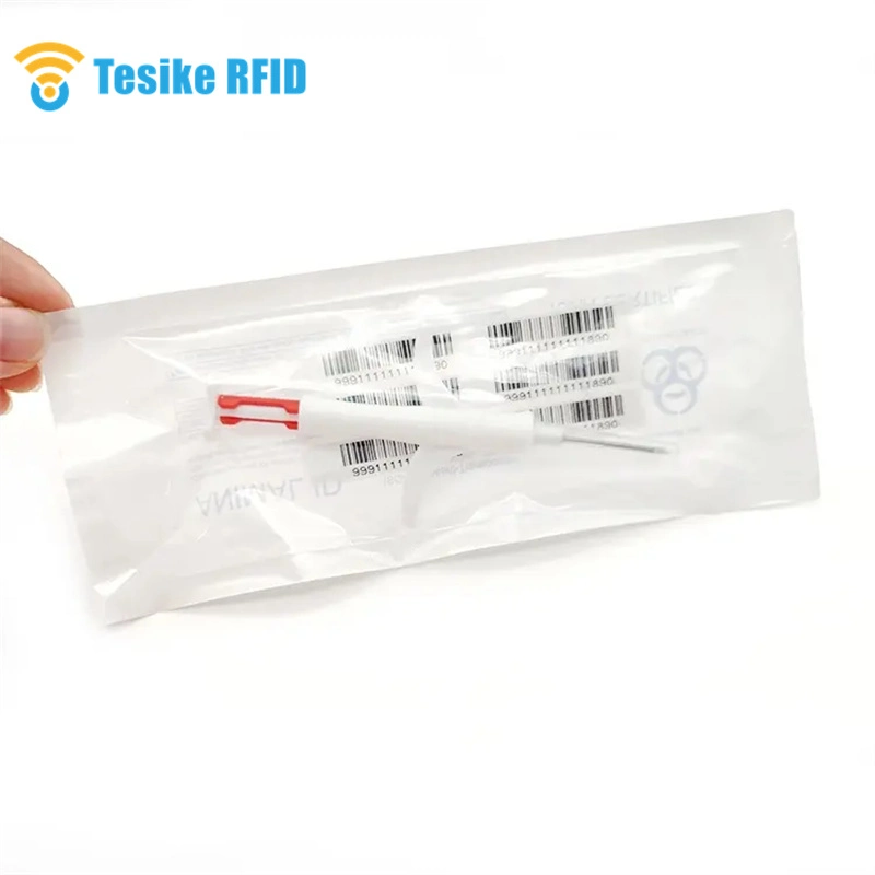 125kHz 134,2kHz RFID Injectable Implant Fish RFID etiqueta de microchip animal Para Dog