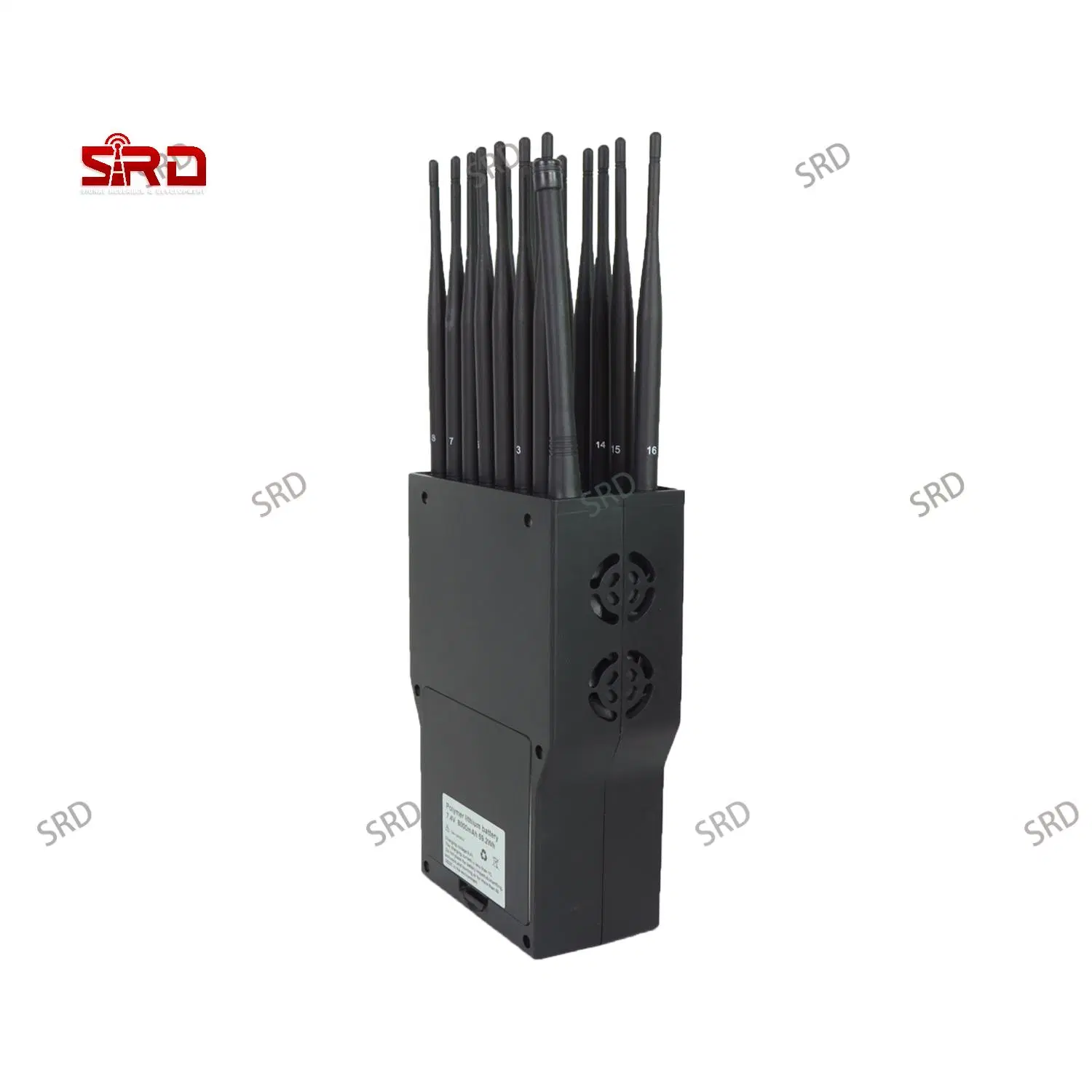 أداة حظر إشارات الهاتف المحمول 16 Band Mobile Jammer WiFi 2.4G 5.8غ من نظام تحديد المواقع العالمي (GPS