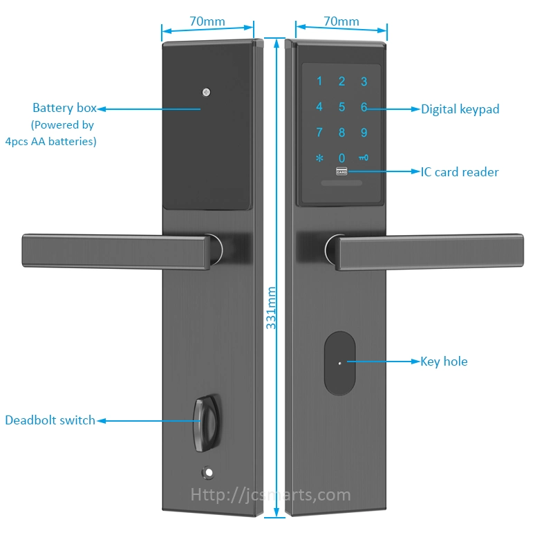 Bluetooth Ttlock Digital Door Lock