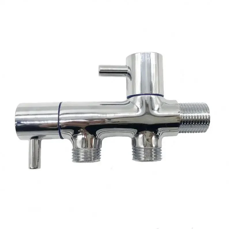 New Product 3 Way Brass Alloy Toilet Shower Angle Valve