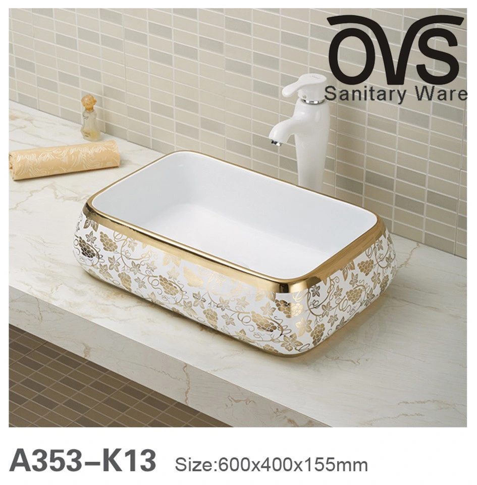 Popular Design Wall Hung Basin Ceramic Basin Bathroom Vanity