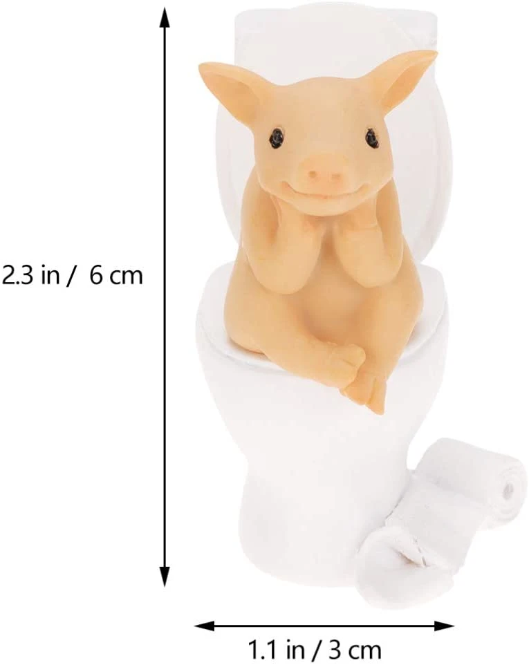 Lindo cerdito decoración figuras de animales de regalo Juguetes