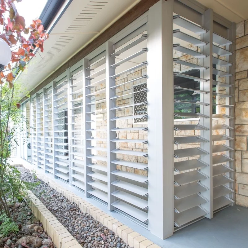 Outdoor Window Louvers with Full Aluminum Waterproof High Quality Strong Design