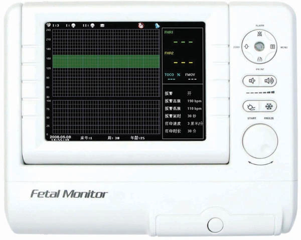 Pdj-800g Medical portable Heart Rate Fetal Monitor for Baby, Maternal Doppler