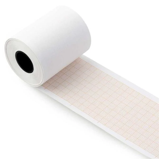 Material cirúrgico descartável de alta qualidade com granulação rolo 12 canais ECG ECG Graph Paper (papel Gráfico ECG ECG ECG