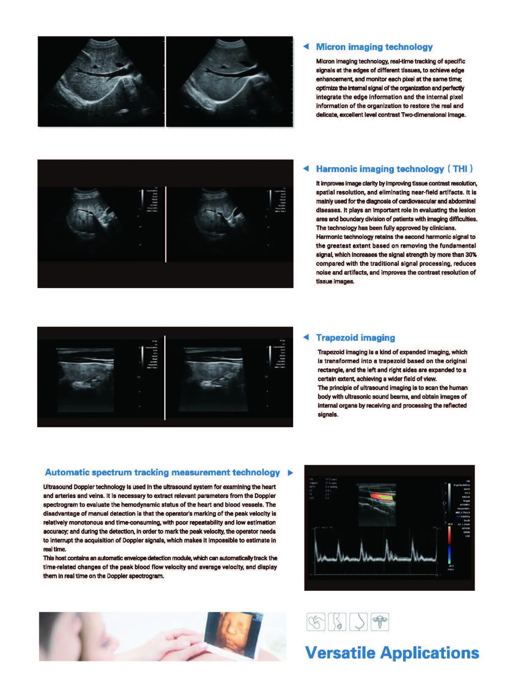 Obstetrics and Gynecology Ultrasound Scanner Equipment for Clinic with CE&ISO