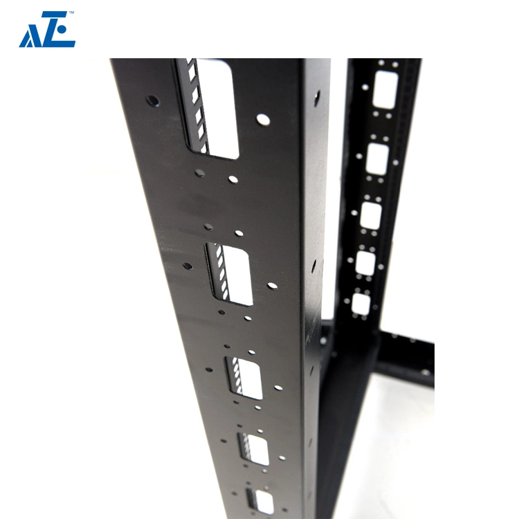 Aze 4-Post It Open Frame Server Network Relay Rack 600mm Deep with Casters- 32u -Rof4p32660