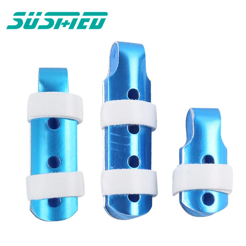 Two Fixed Splints for Finger Fracture Finger Joint Orthosis