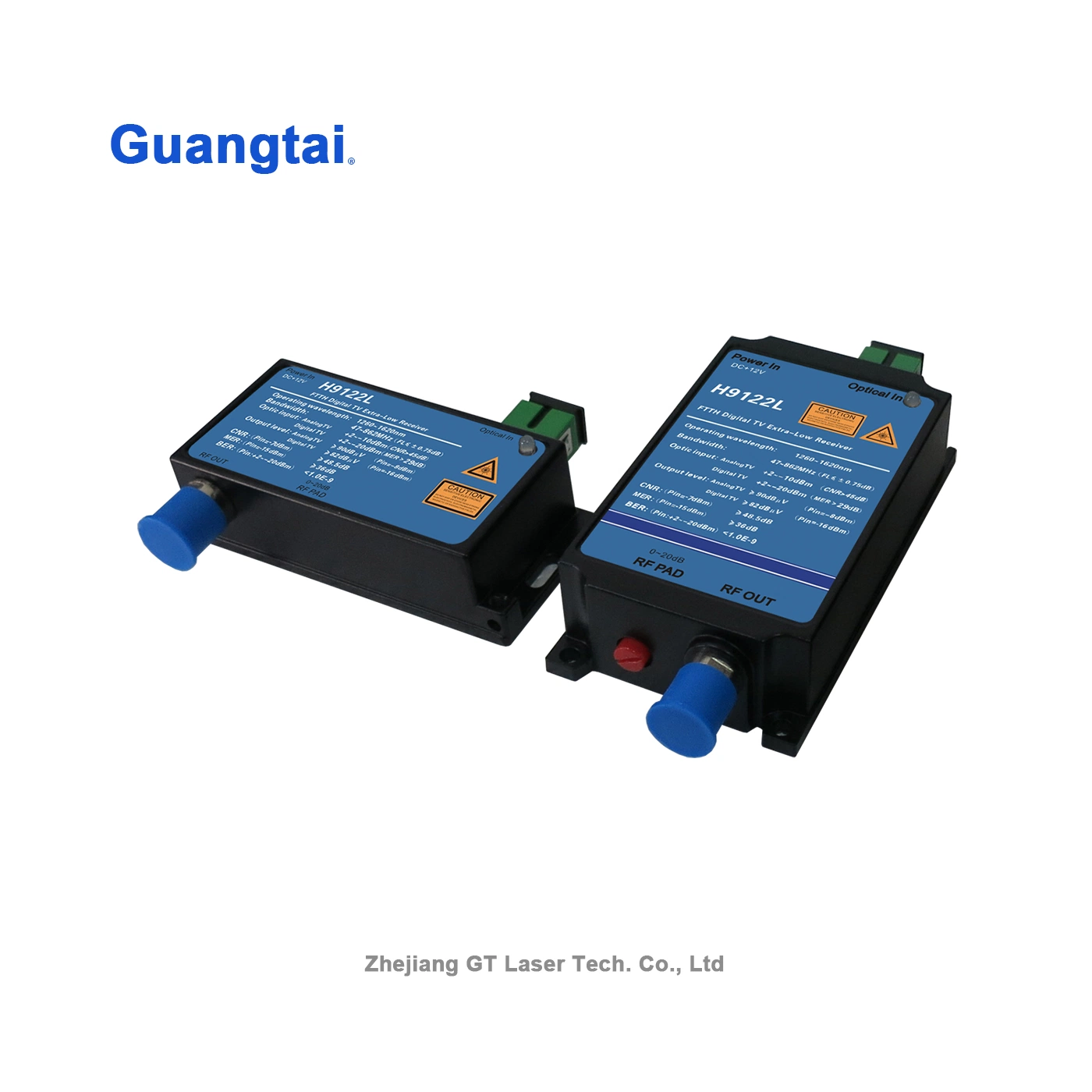 Guangtai FTTH Digital TV Ultra-Low Optical Receiver H9122L