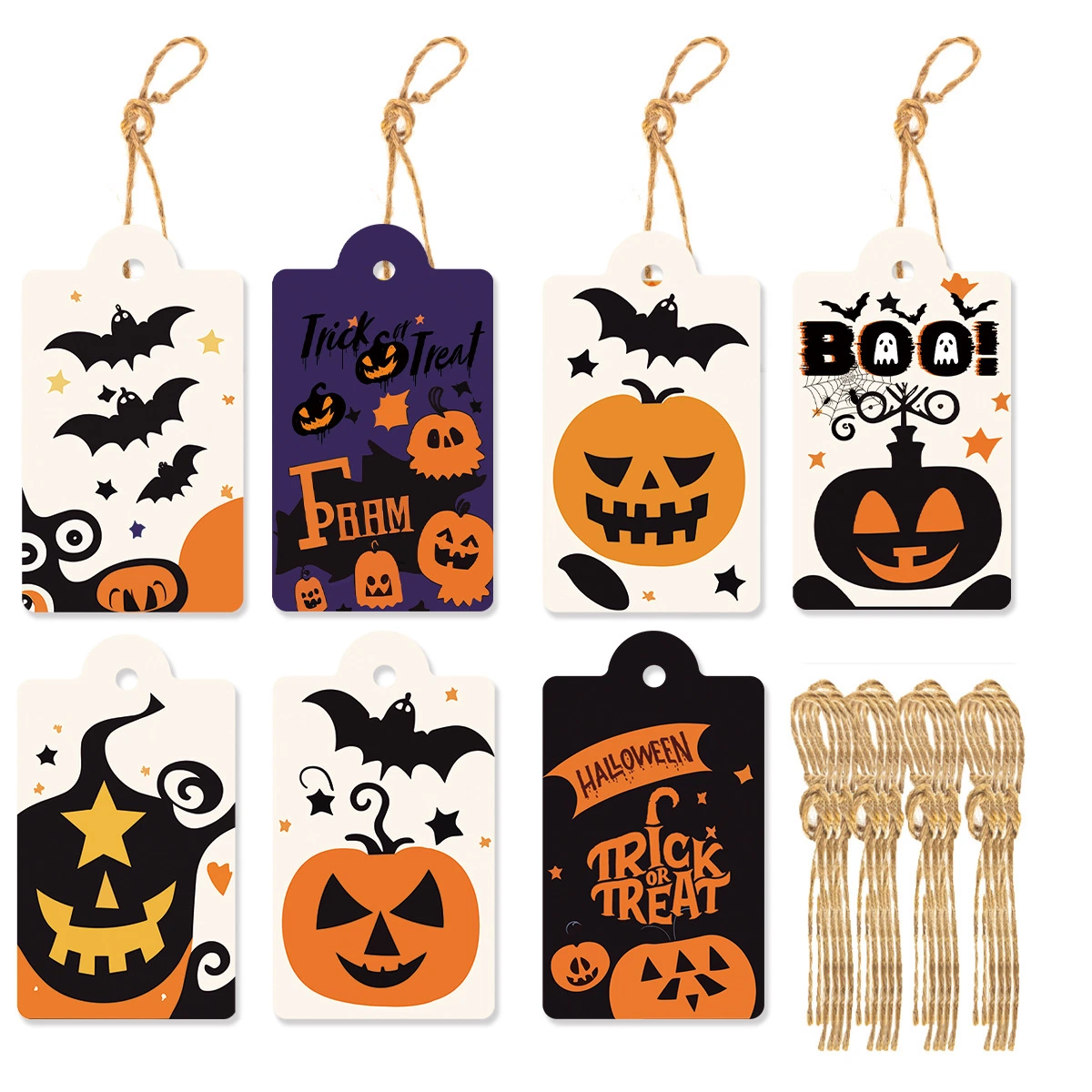 Party Halloween Gift Tag Craft Booknote Gift Hangtag