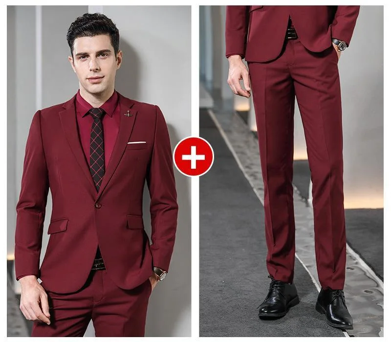 Wholesale/Supplier Slim Fit Single Breasted Formal Wedding Business Suit