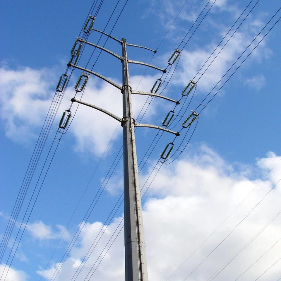 En acero galvanizado de 40mtr/metal de la torre de transmisión de potencia con el precio de fábrica