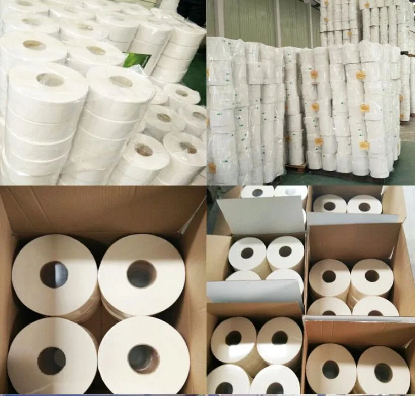 Virgin Wood Pulp Core Jumbo Roll Toilet Paper Tissue From China Manufacture