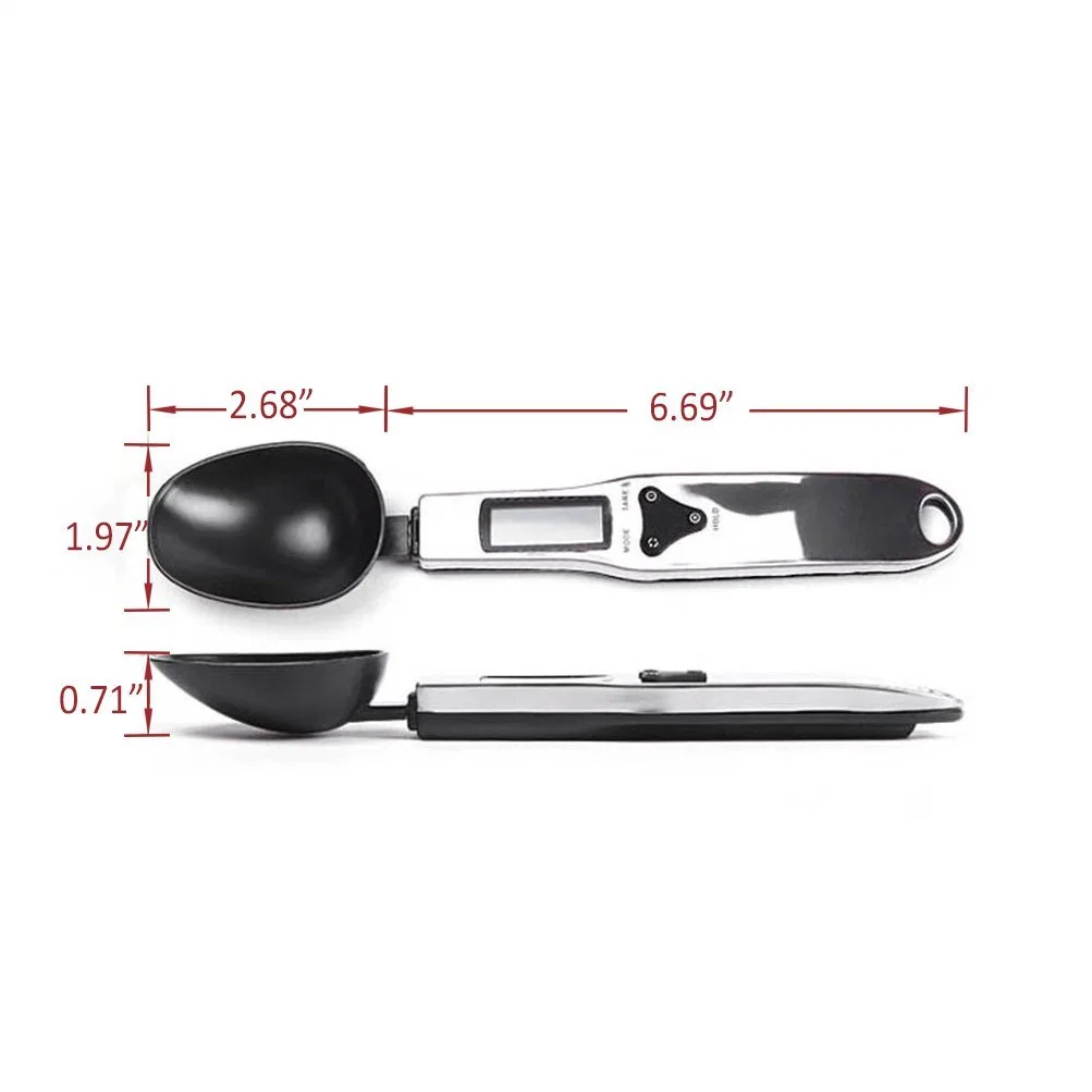 Stainless Steel Handle Portable 500g 0.1g Kitchen Digital Spoon Scale