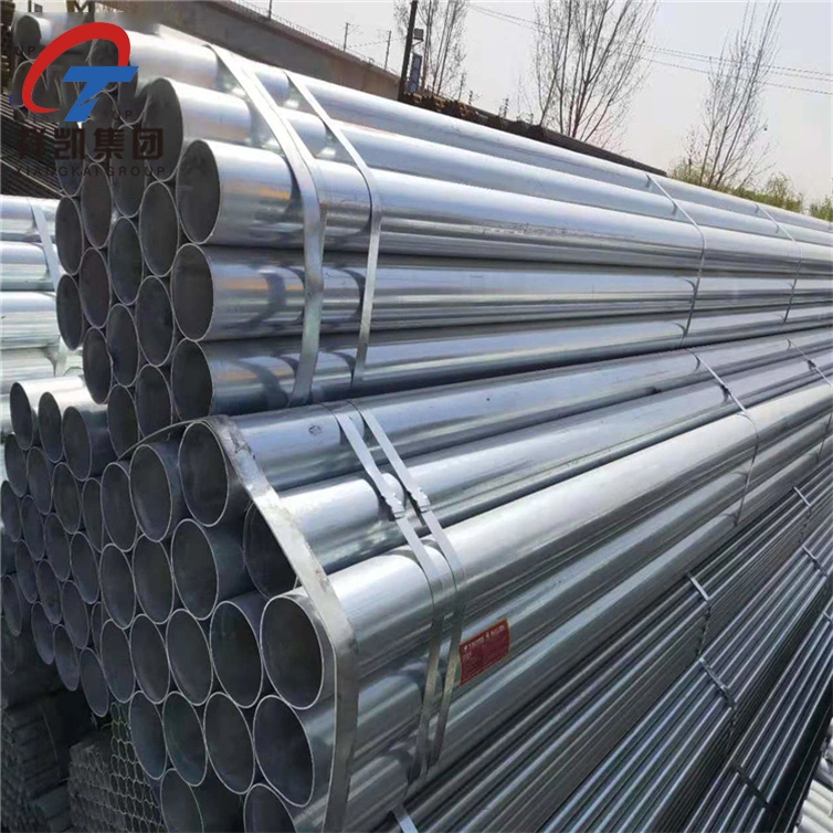 Q195 Q345 St37 St42 25mm 2inch 3inch Galvanized Steel Round Pipe for Industry