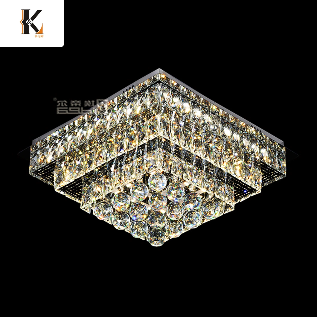 Accueil Haut de luxe contemporain MODERN Lustres de cristal LED K9 pour la chambre de conception