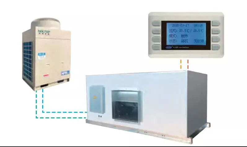 Holtop Dx las unidades de manejo de aire tipo bobina/Ahu, R410A refrigeración, calefacción de aire de retorno (tipo)