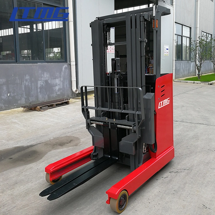 Ltmg 1.5ton 2ton Standing Ce Electric Reach Narrow Aisle Forklift for Sale