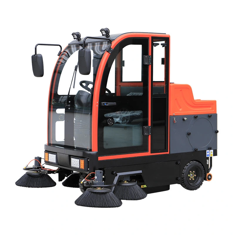 Factory Price Automatic Ride on Street Road Floor Sweeper Auto Rider Electric Sweeper for Industrial and Commercial Application Warehouse/Workshop/Parking Lot