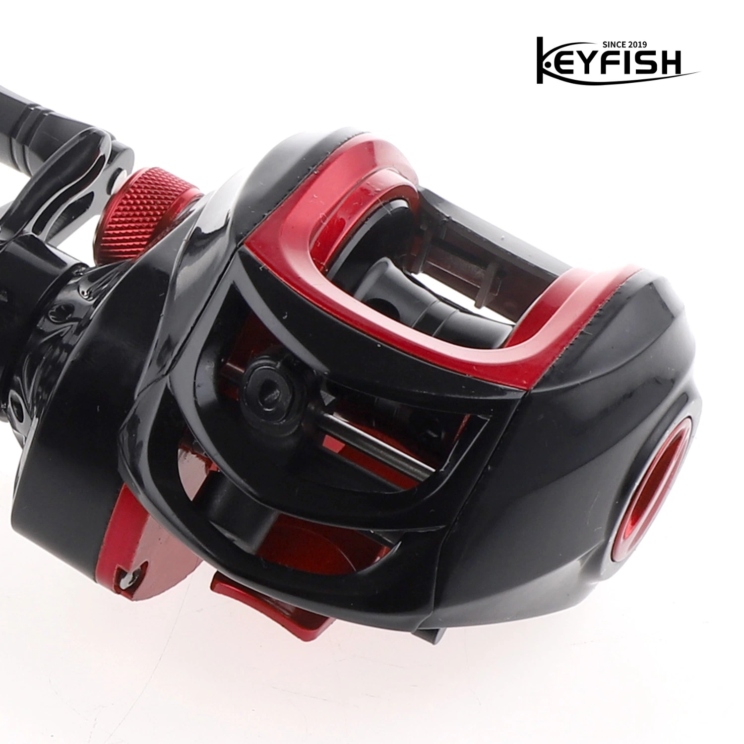 Keyfish Gear Ratio 7.2: 1 Magnet Braking System Aluminum Handle Baitcaster Fishing Reel