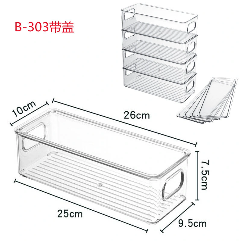 Bacs de rangement alimentaires de cuisine en gros, armoire de rangement empilable pour garde-manger avec couvercle.