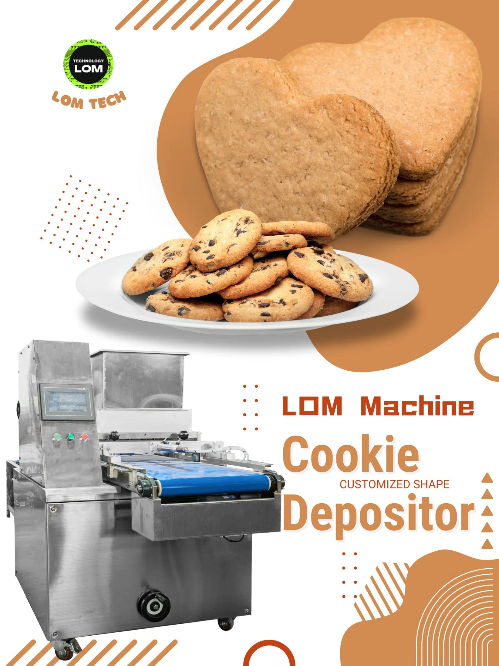 Made in China Cookiedrop Cookie Dough Ball Machine Chocolate Chip Cookie Machine