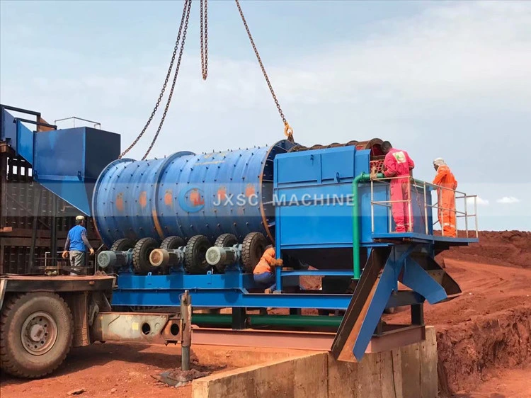 Clay Diamond Washing Machine Trommel Scrubber Diamond Mining Equipment