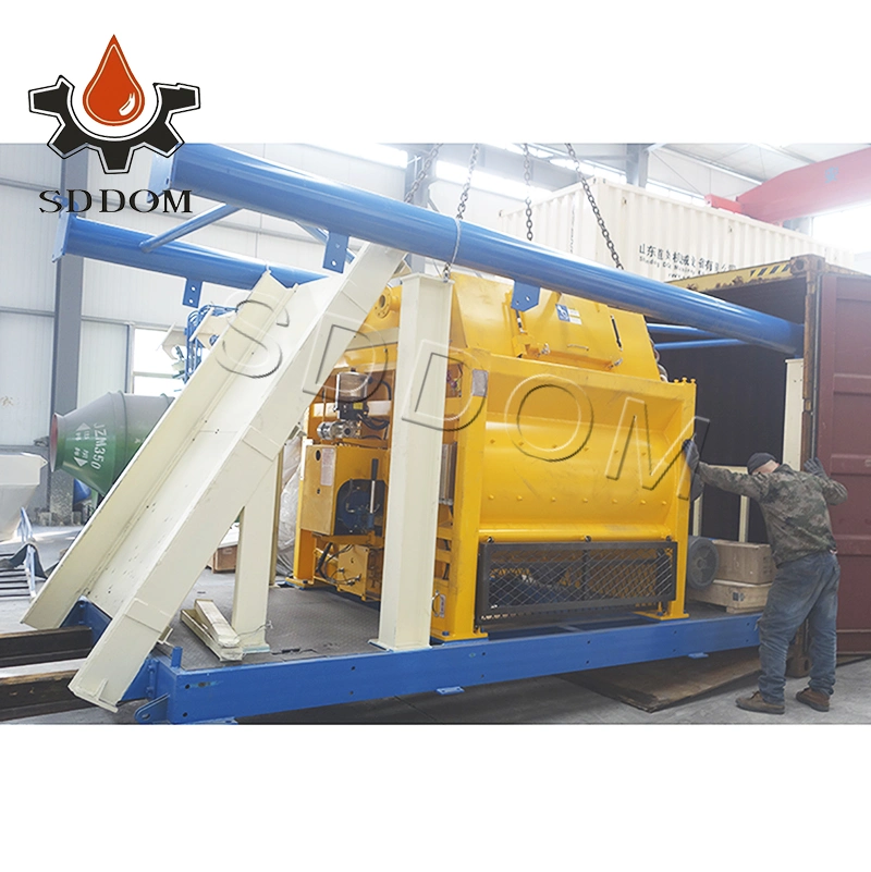 Mixing Cement and Concrete Concrete Mixer Machine with Skip Hopper Bucket
